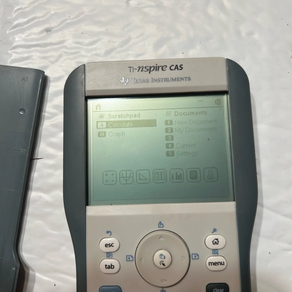 Texas Instruments TI Nspire CAS Graphing Calculator With Cover Tested